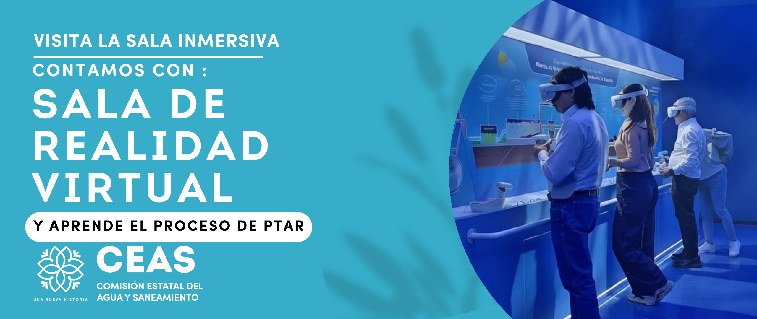 Visita la sala inmersiva