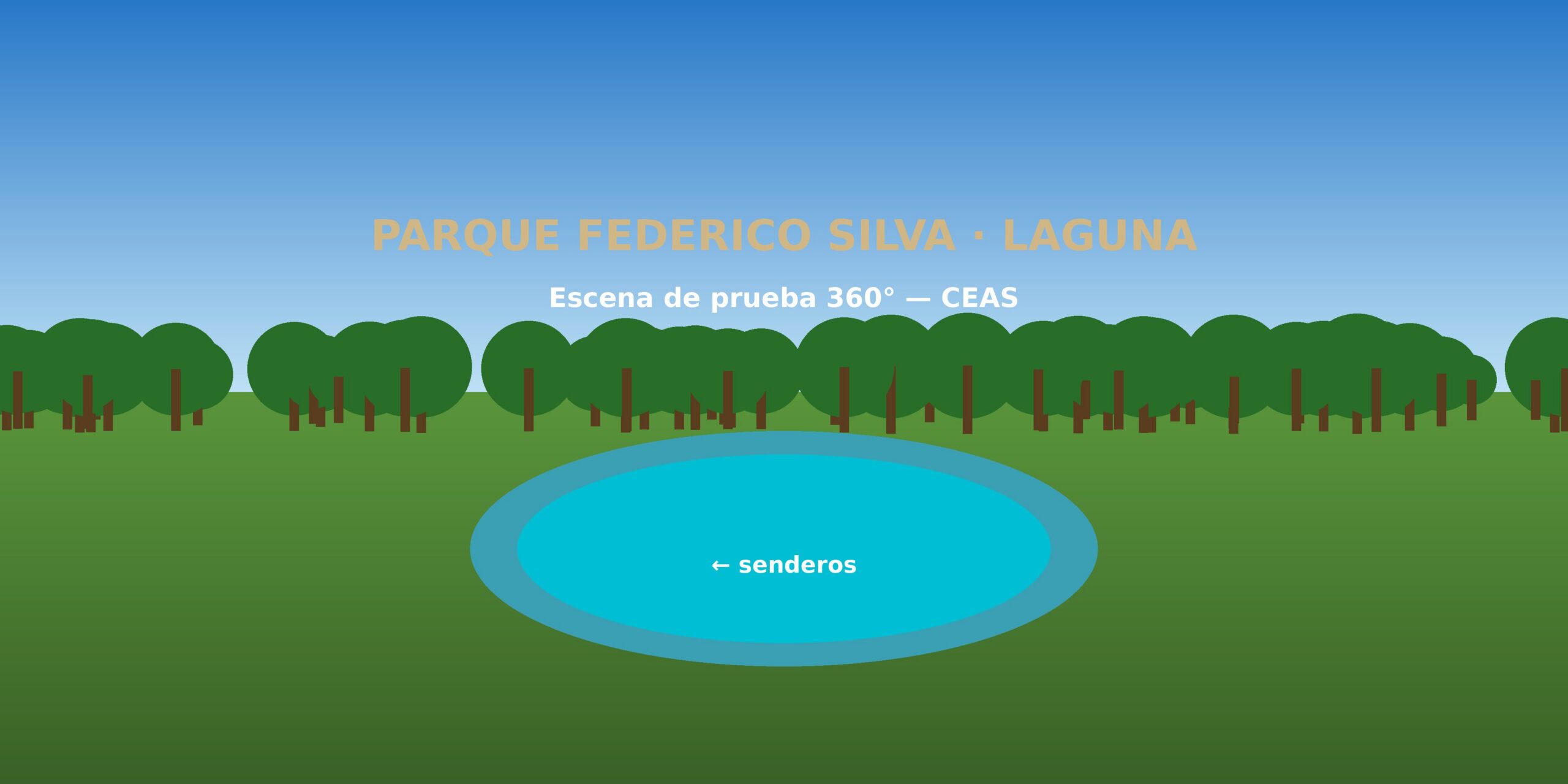 Laguna artificial del Parque Federico Silva
